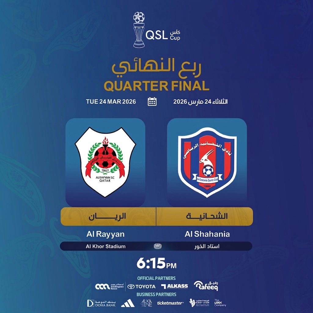 Al Rayyan vs Al Shahania: Trận đấu nảy lửa tại Tứ kết Cúp QSL